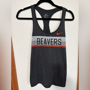 Nike Dark Gray Oregon State Beavers Tank Top